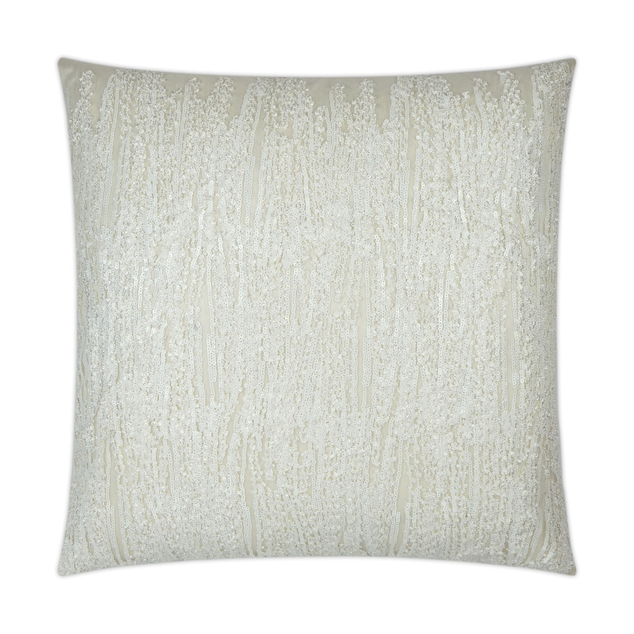D.V. KAP HOME   22" x 22" Dripping Pillow Glam, Textured    - 3483-2222