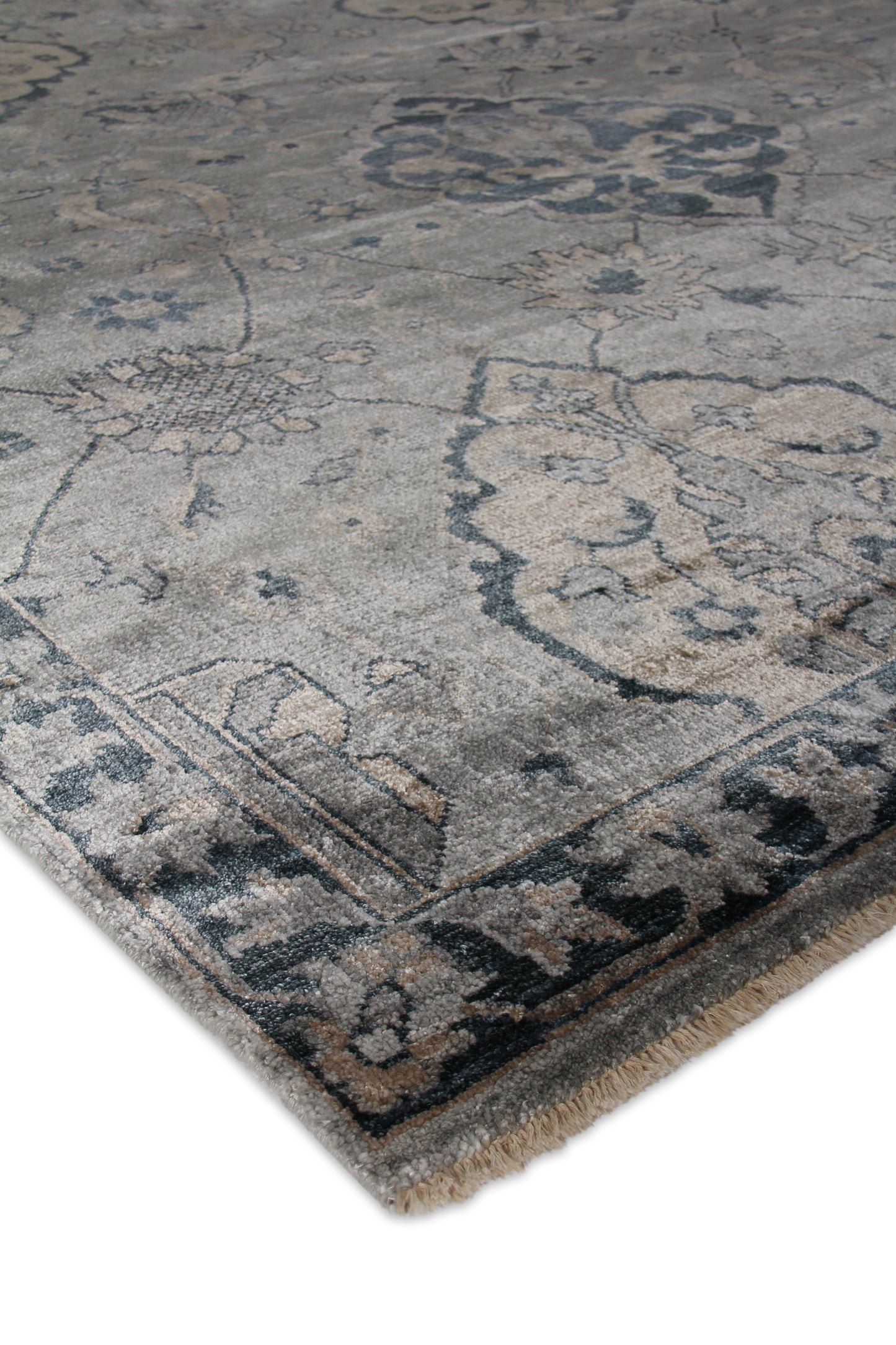 EXQUISITE RUGS OUTLET  Antique Weave Bamboo Indoor Hand Knotted    - 3483-6'2"X6'2"