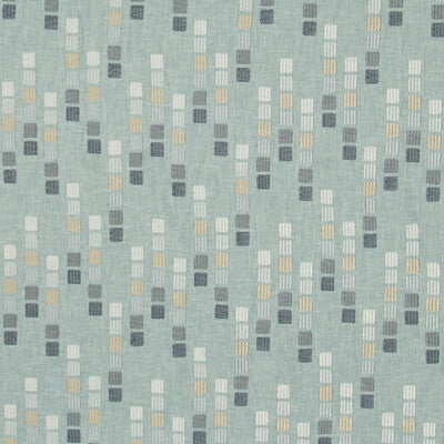 KRAVET BASICS EMBROIDERY GEOMETRIC LIGHT BLUE,IVORY,BEIGE   - 34848.516.0