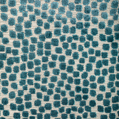 KRAVET DESIGN VELVET  GREY,TURQUOISE,TEAL   - 34849.35.0