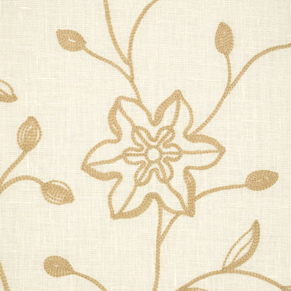 SCHUMACHER  CHROMA GEORGIA LINEN EMBROIDERY EMBROIDERIES EMBROIDERIES SAND   - 3491001