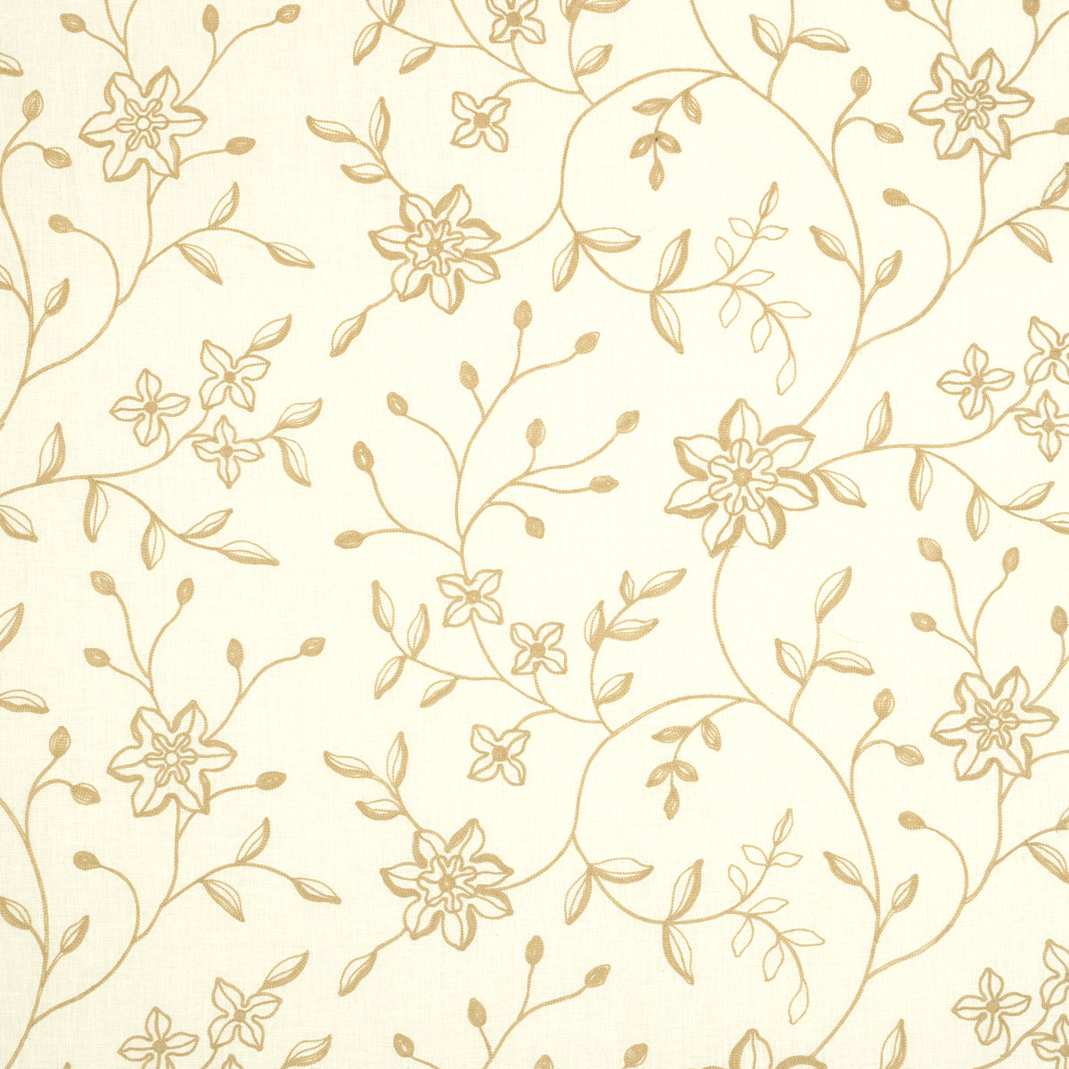 SCHUMACHER  CHROMA GEORGIA LINEN EMBROIDERY EMBROIDERIES EMBROIDERIES SAND   - 3491001