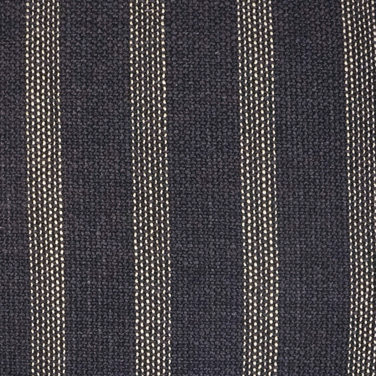 D.V. KAP HOME   24" x 24" Channel Pillow - Black Stripes    - 3493-B-2424