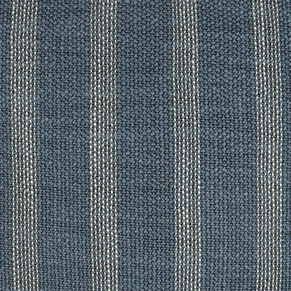 D.V. KAP HOME   24" x 24" Channel Pillow - Prussian Stripes    - 3493-P-2424