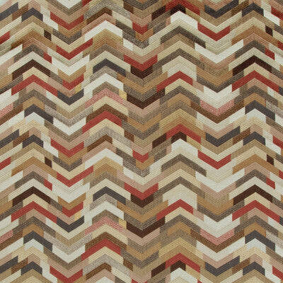 KRAVET COUTURE EMBROIDERY HERRINGBONE/TWEED RUST,BROWN,BEIGE   - 34930.624.0