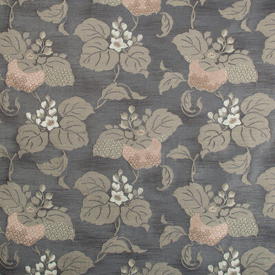 KRAVET COUTURE WEAVE BOTANICAL & FLORAL SLATE,TAUPE,SILVER   - 34931.521.0