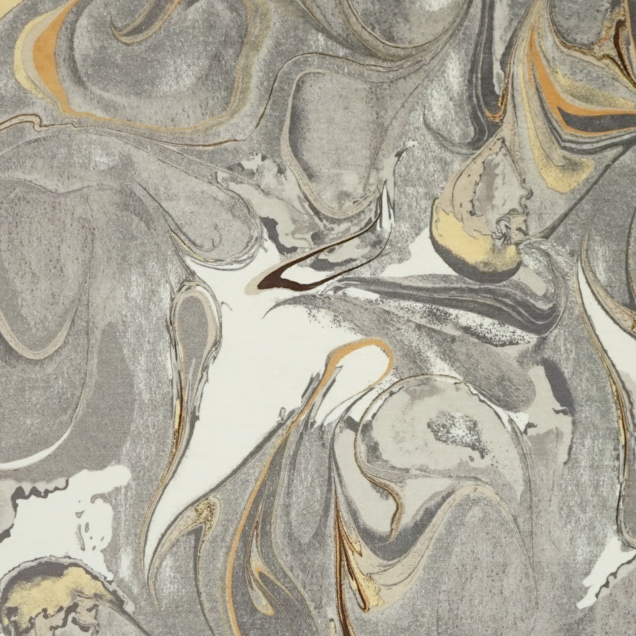 D.V. KAP HOME 3495-G-YARD Juno Fabric - Greystone Modern, Abstract  Orange, Grey   - Juno