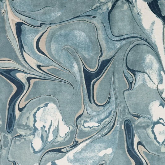 D.V. KAP HOME 3495-R-YARD Juno Fabric - River Modern, Abstract  Mist   - Juno