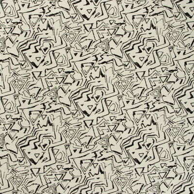 KRAVET DESIGN  GEOMETRIC BLACK,GREY,   - 34955.8.0