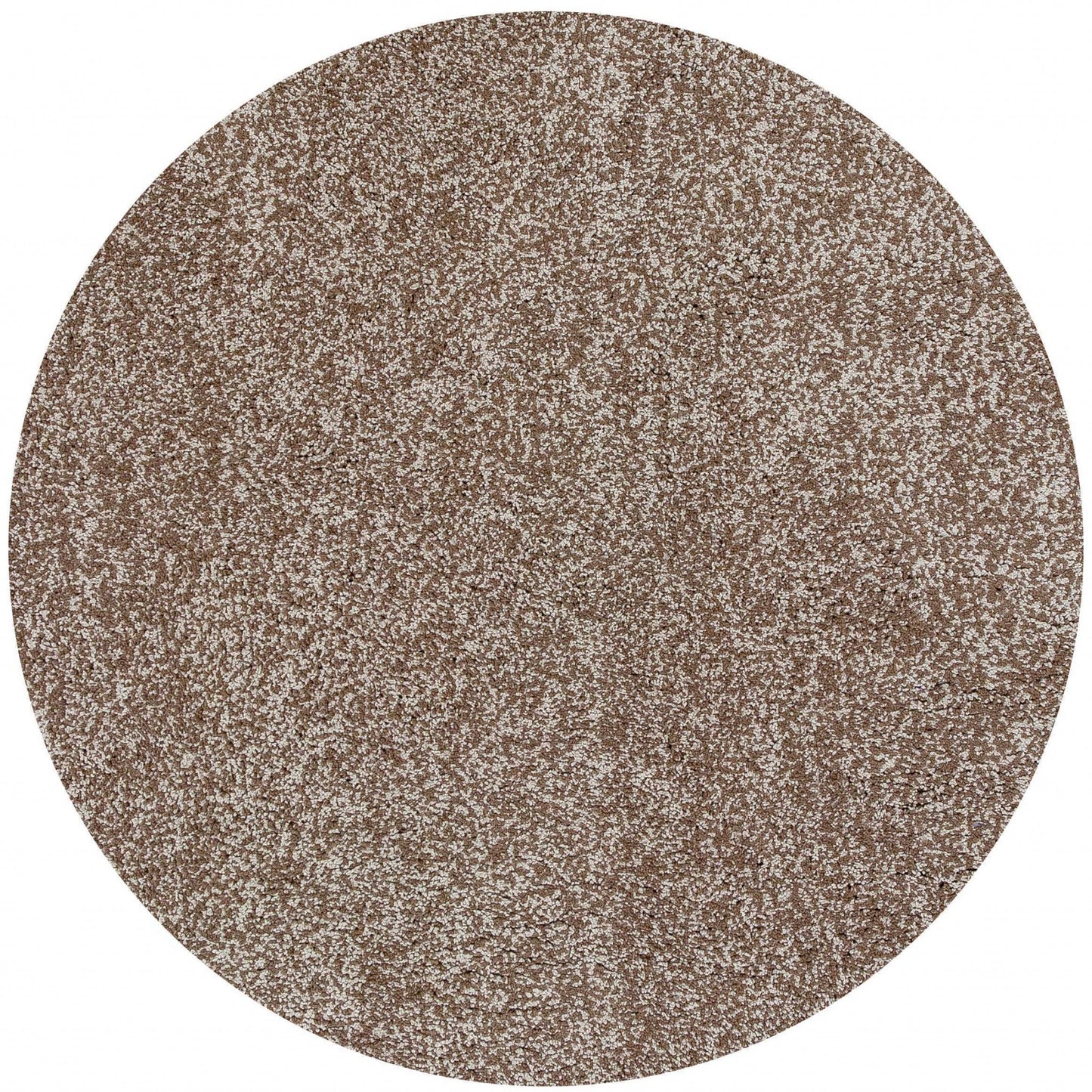5' X 7' Beige Heather Indoor Shag Rug