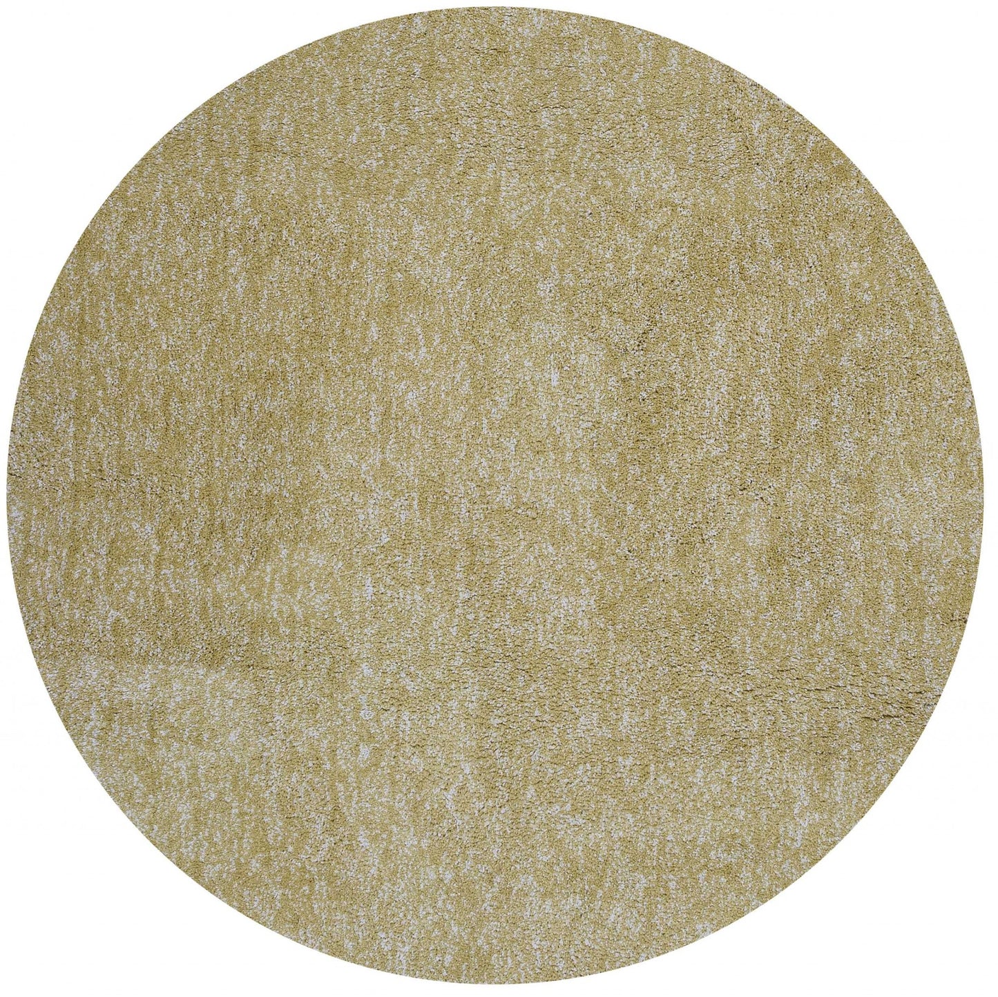 8' X 10' Yellow Heather Indoor Shag Rug