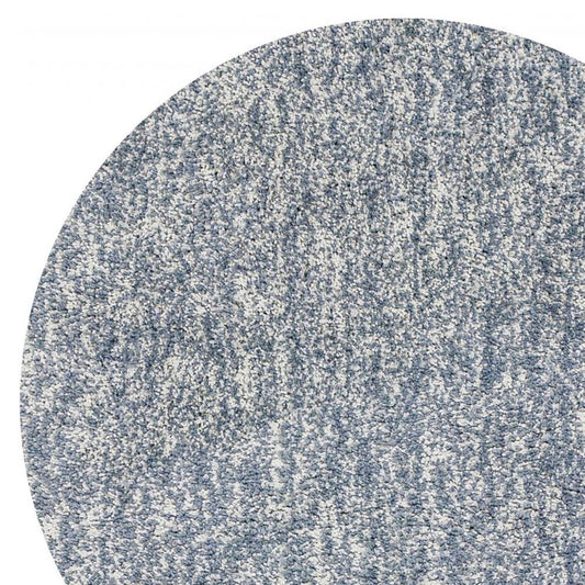 6' Round Slate Heather Plain Indoor Area Rug