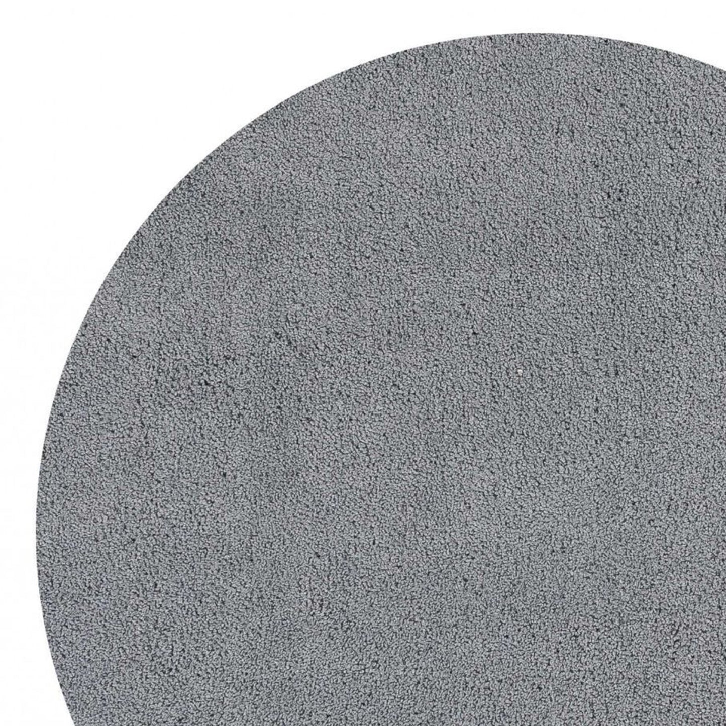 2' X 4' Polyester Grey Area Rug