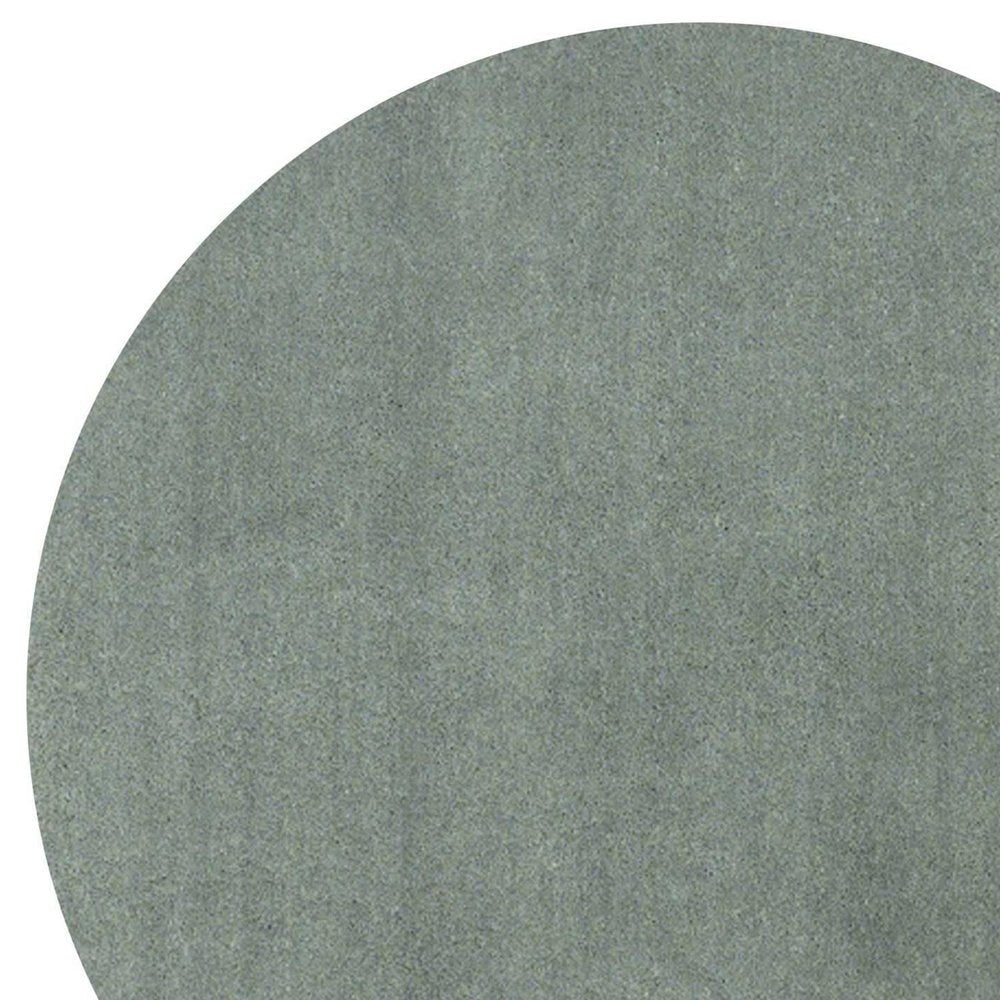8' Slate Blue Hand Woven Round Rug