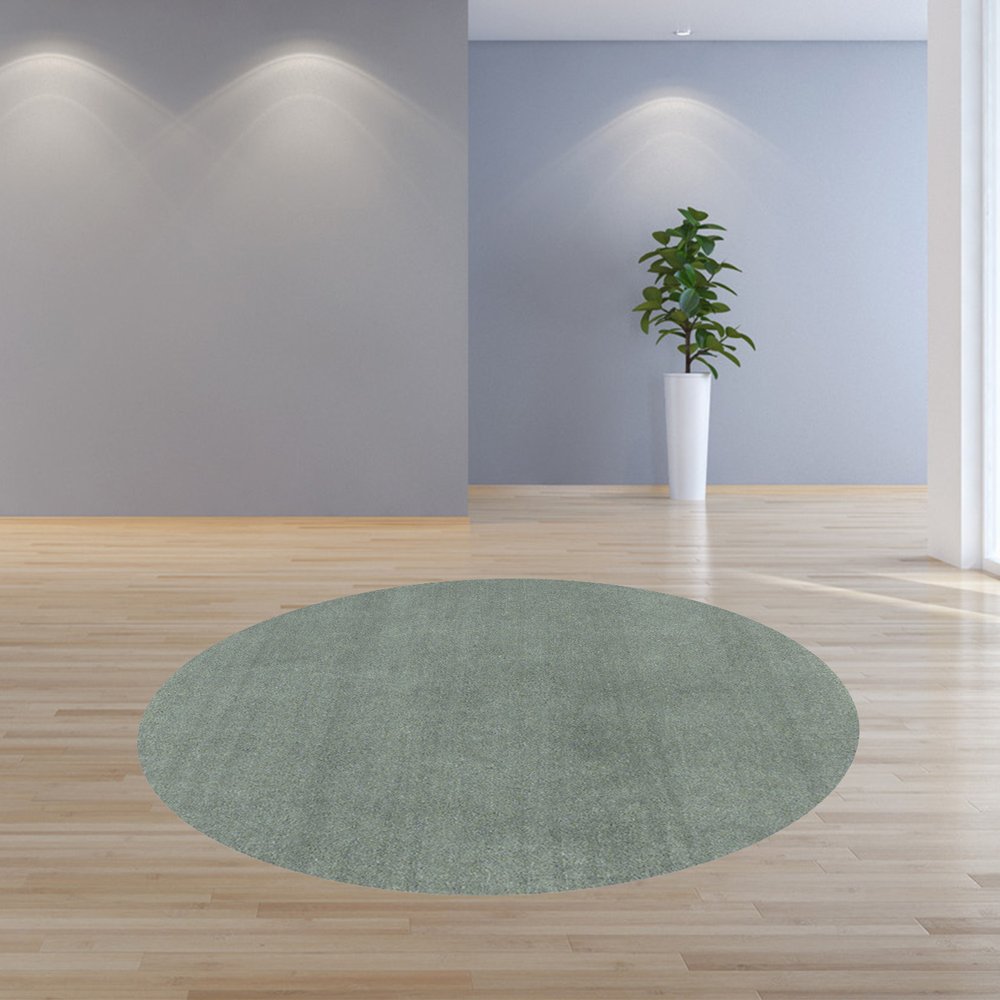 3' X 5' Slate Plain Area Rug