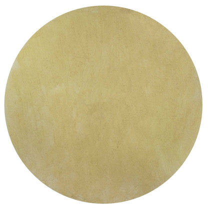 3' X 5' Canary Yellow Shag Hand Woven Area Rug