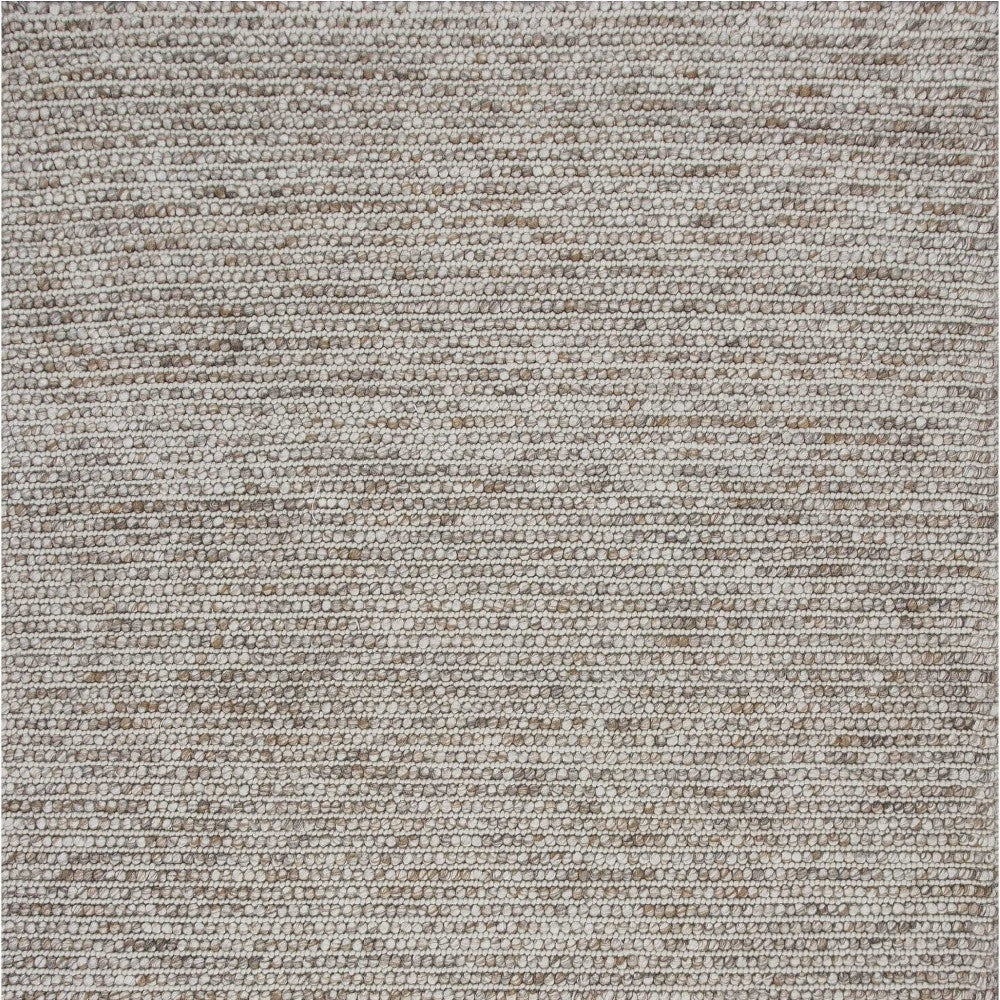 5' X 7'  Natural Wool Boucle Berber Style Area Rug