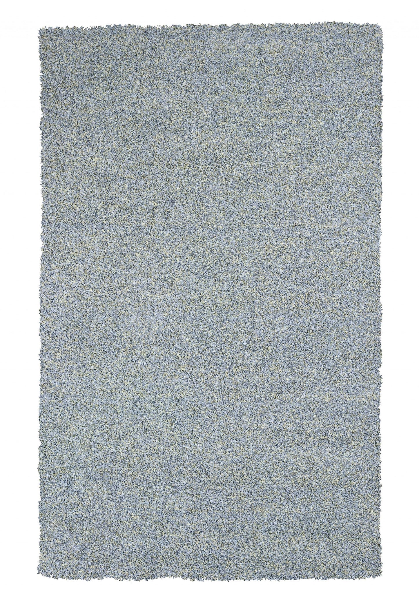 8' Blue Heather Indoor Shag Runner Rug