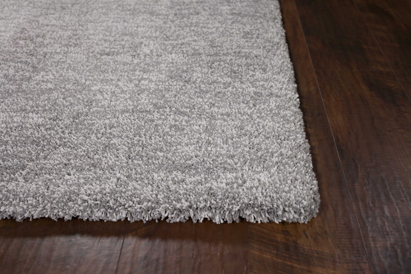 8' Gray Round Hand Woven Area Rug