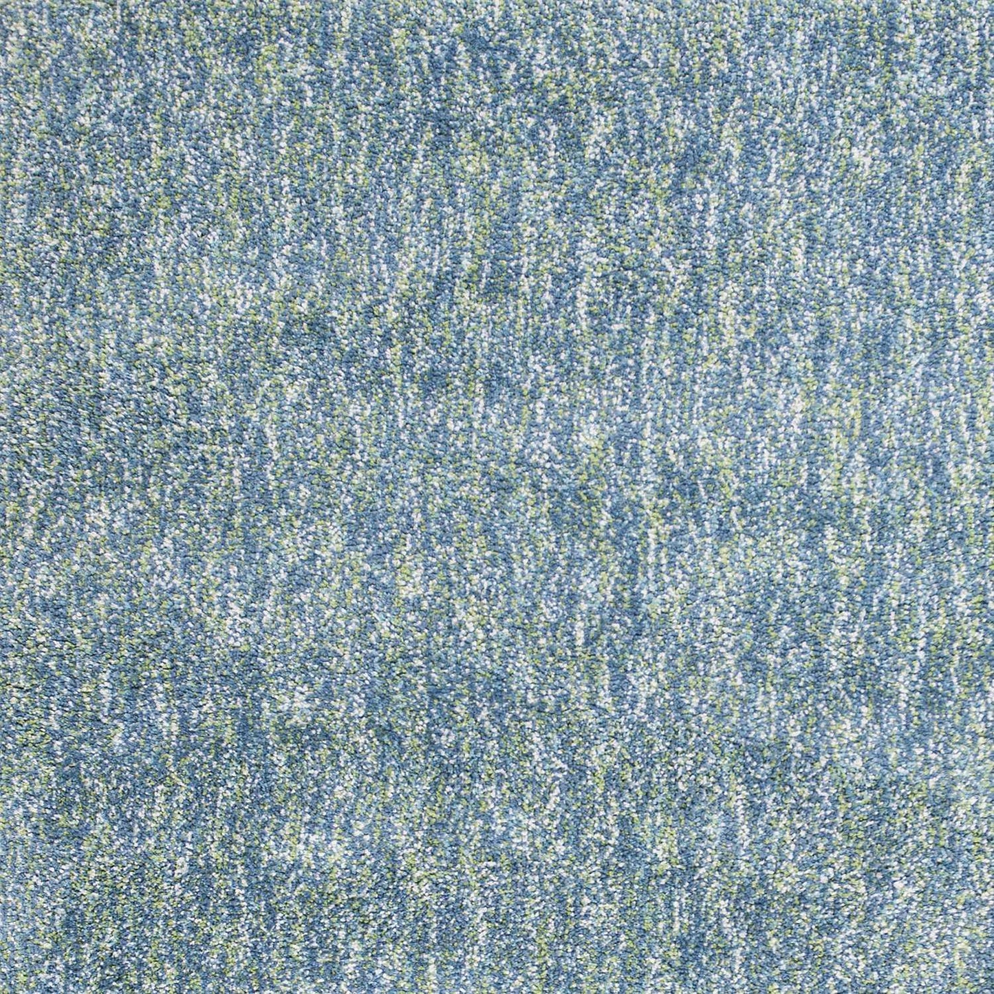 9' X 13' Blue and Beige Hand Woven Area Rug