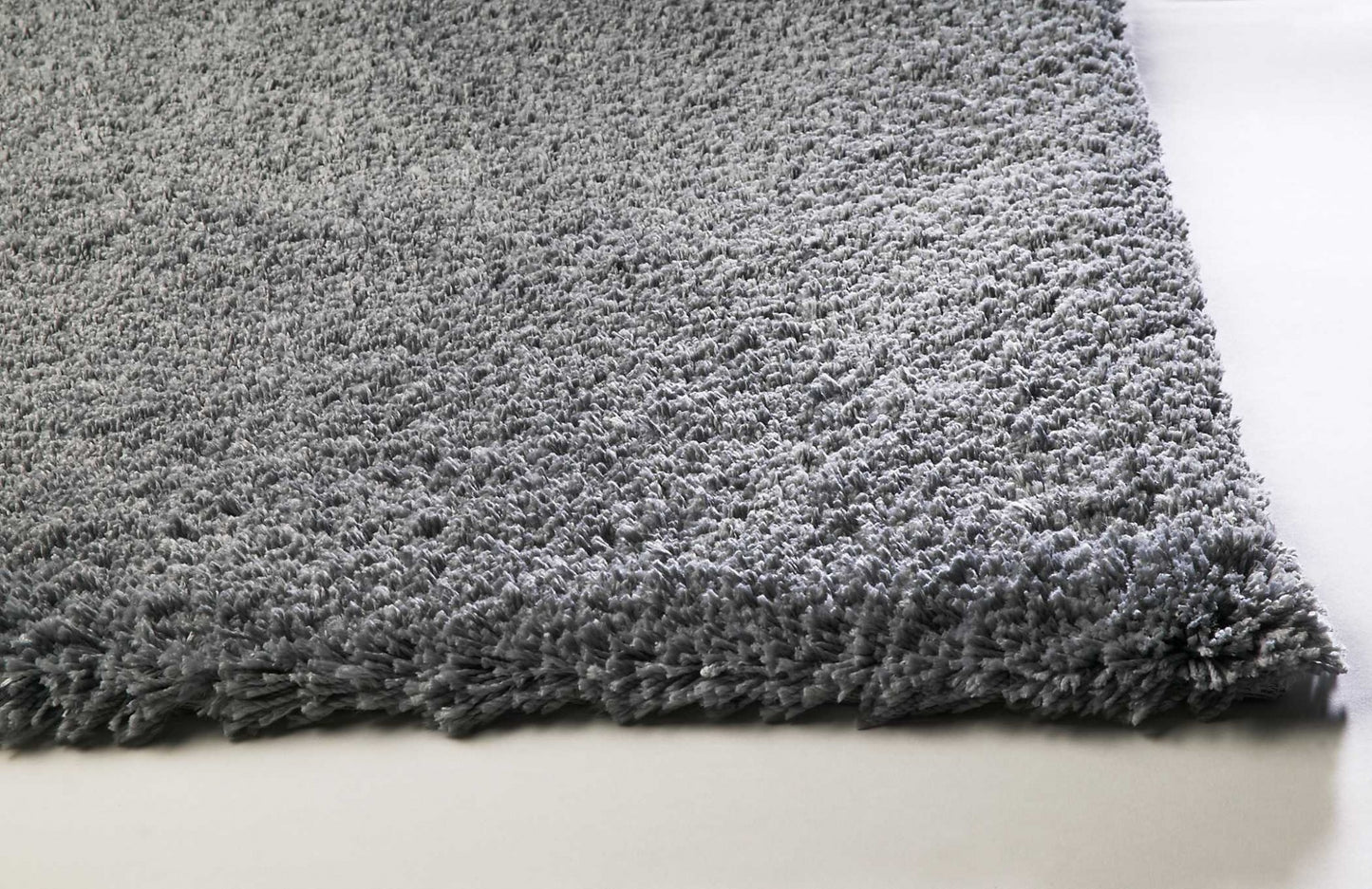 8' X 10' Grey Indoor Shag Rug