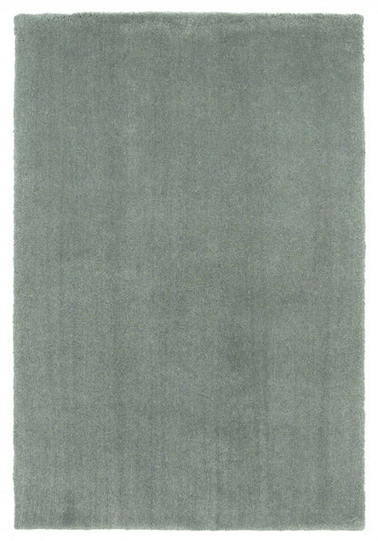 2' X 4' Slate Blue Hand Woven Area Rug