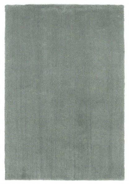 8' Slate Blue Hand Woven Round Rug