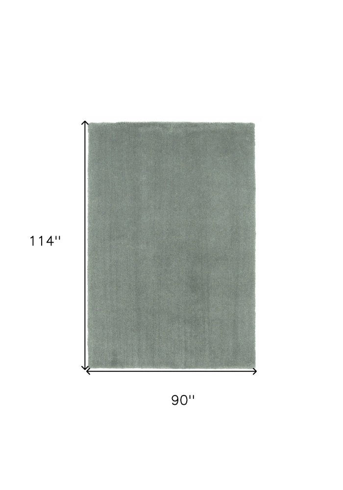3' X 5' Slate Plain Area Rug