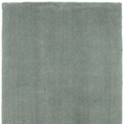 2' X 4' Slate Blue Hand Woven Area Rug