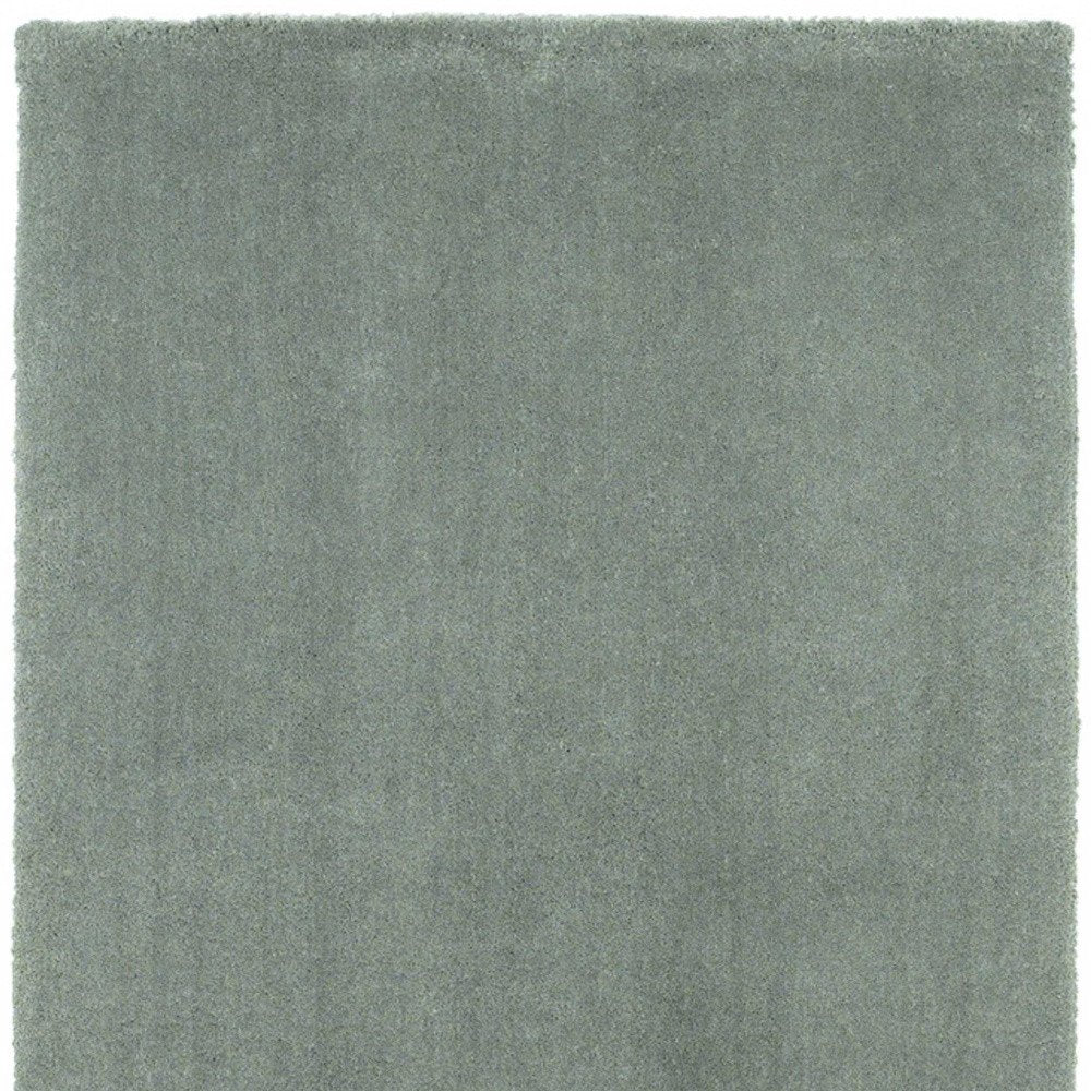 2' X 4' Slate Blue Hand Woven Area Rug