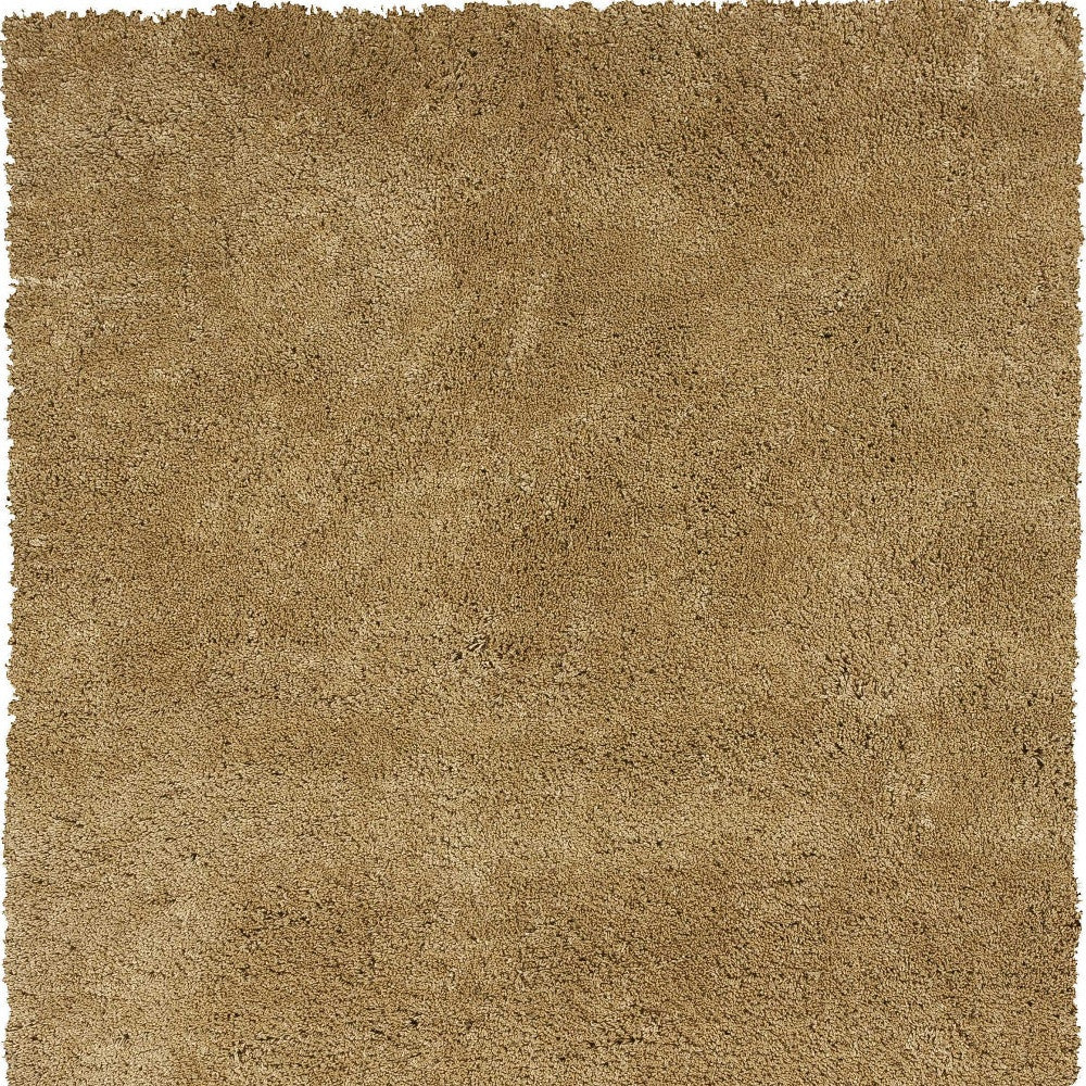 2' X 4' Polyester Gold Area Rug