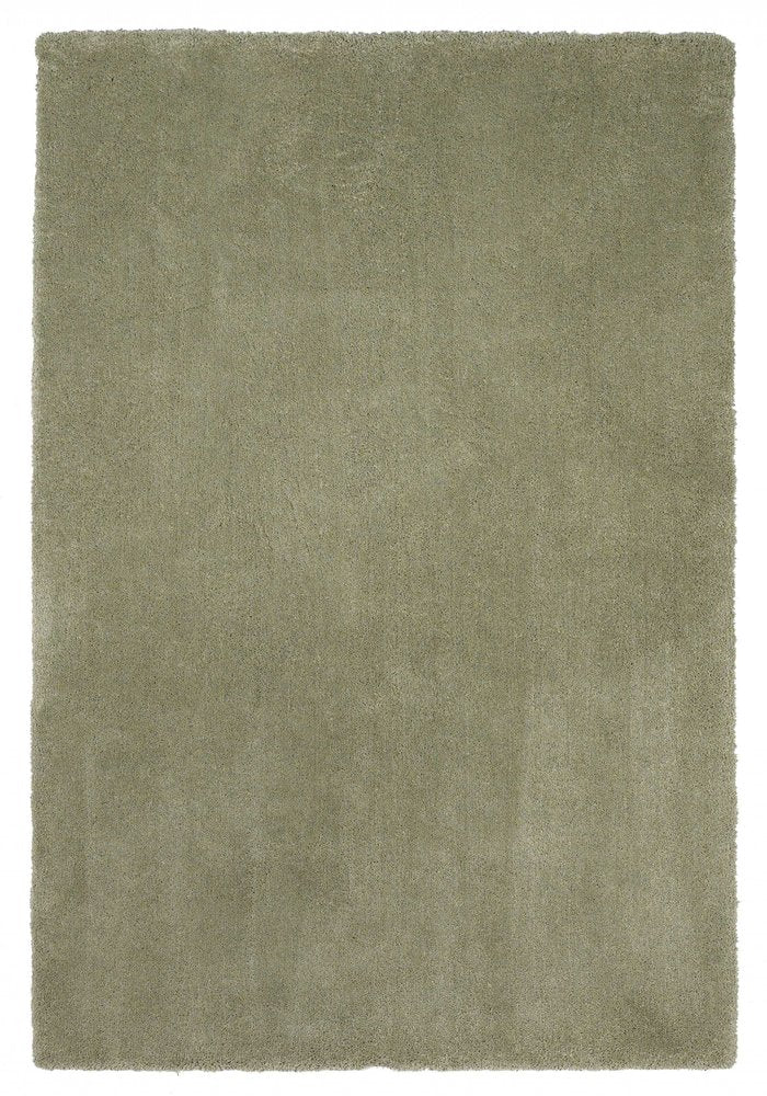 8' X 10' Sage Shag Hand Woven Area Rug