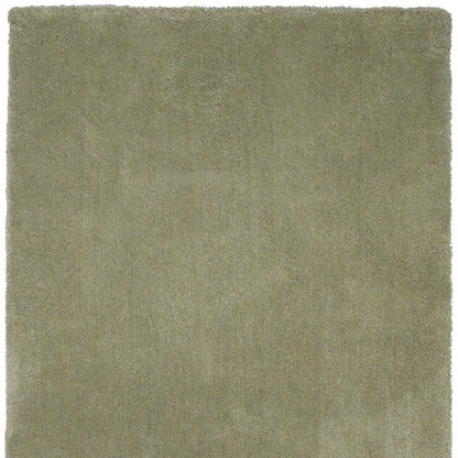 8' X 10' Sage Shag Hand Woven Area Rug