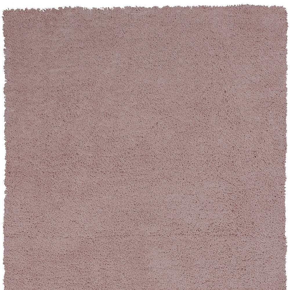 9' X 13' Rose Pink Hand Woven Area Rug