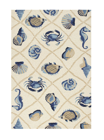 3' X 5' Sand Hand Tufted Area Rug