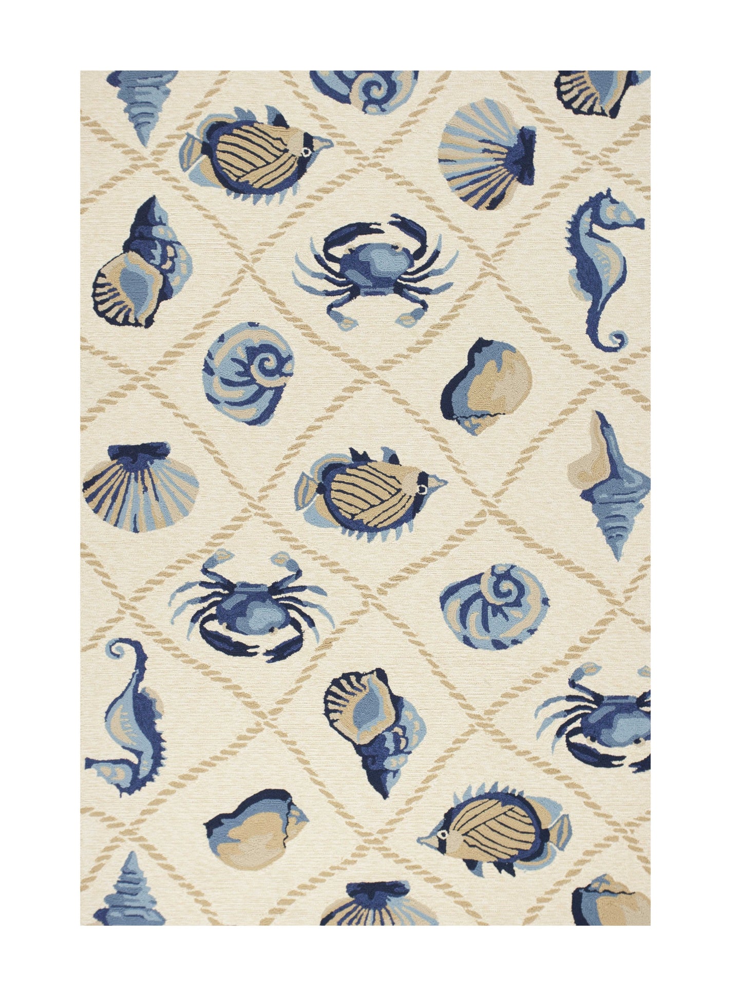 3' X 5' Sand Hand Tufted Area Rug