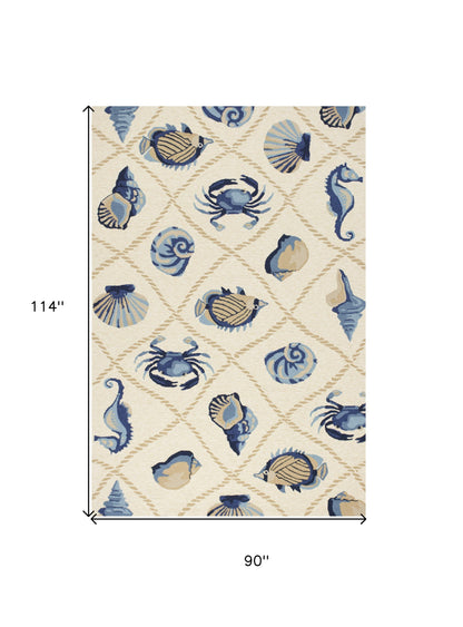 3' X 5' Sand Hand Tufted Area Rug