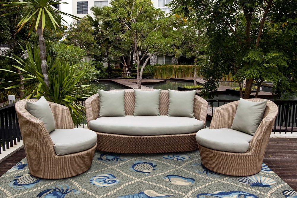 3' X 5' Gray Abstract Handmade Indoor Outdoor Area Rug