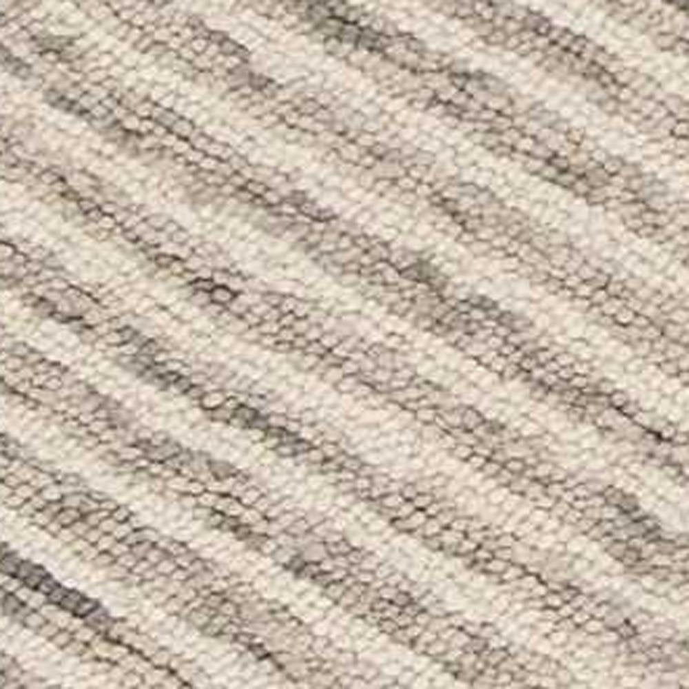 8' X 10' Sand And Beige Wool Geometric Hand Tufted Area Rug