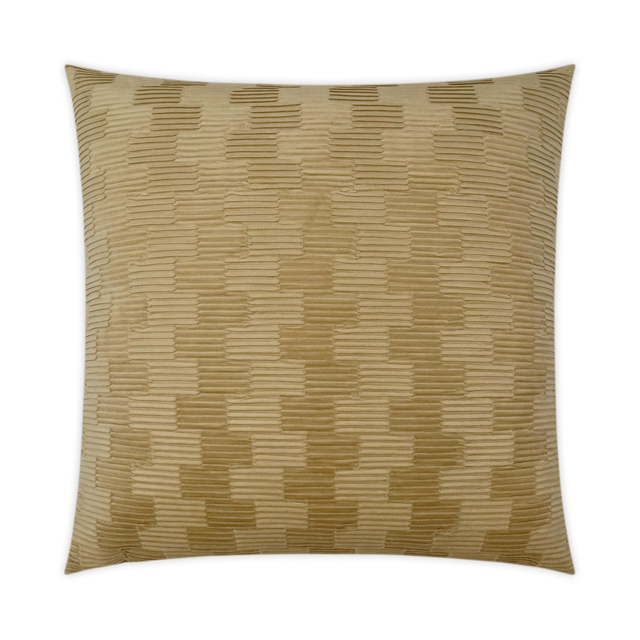 D.V. KAP HOME   24" x 24" Treble Pillow - Dijon Solid, Textured    - 3500-D-2424