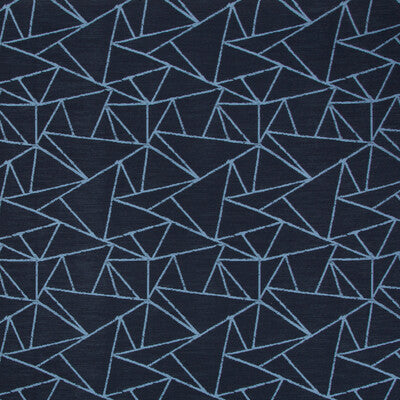 KRAVET DESIGN  GEOMETRIC DARK BLUE,BLUE,   - 35001.515.0