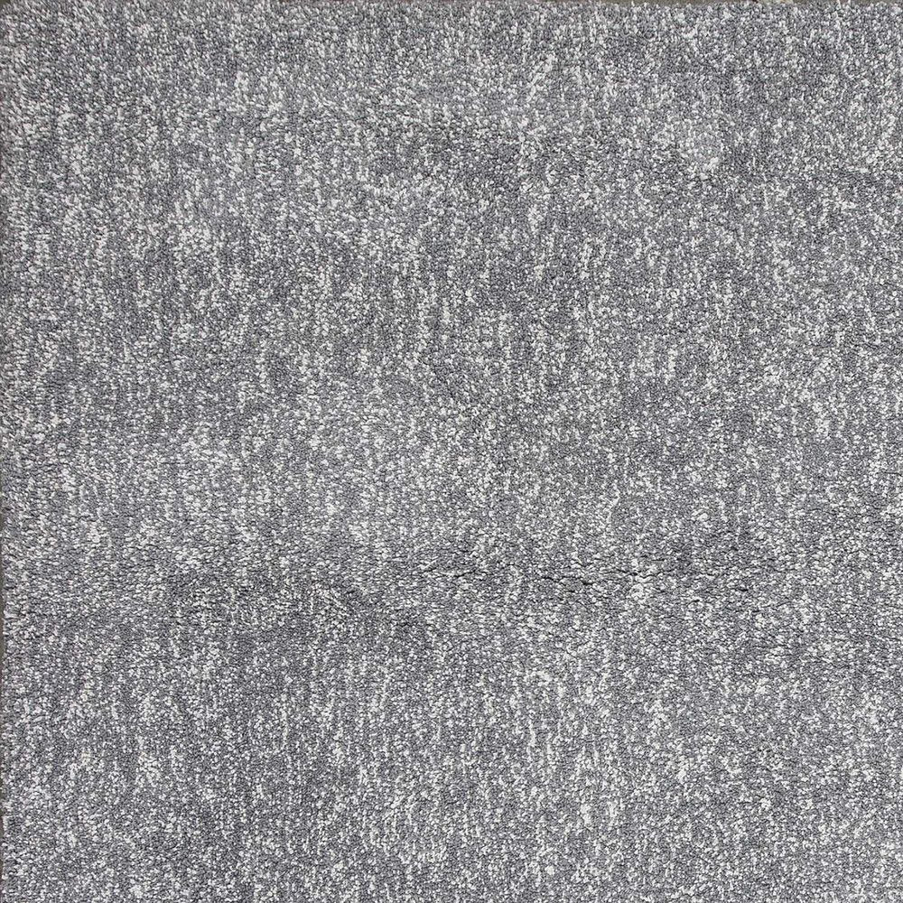 8' X 11' Gray Shag Hand Woven Area Rug