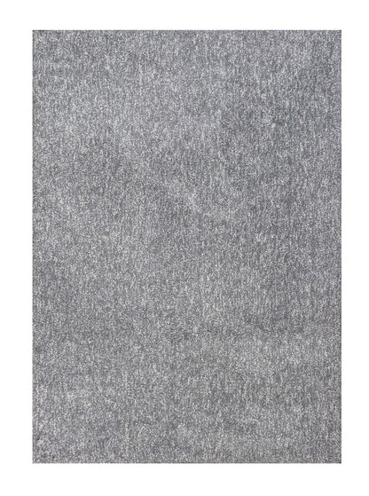 8' X 11' Gray Shag Hand Woven Area Rug