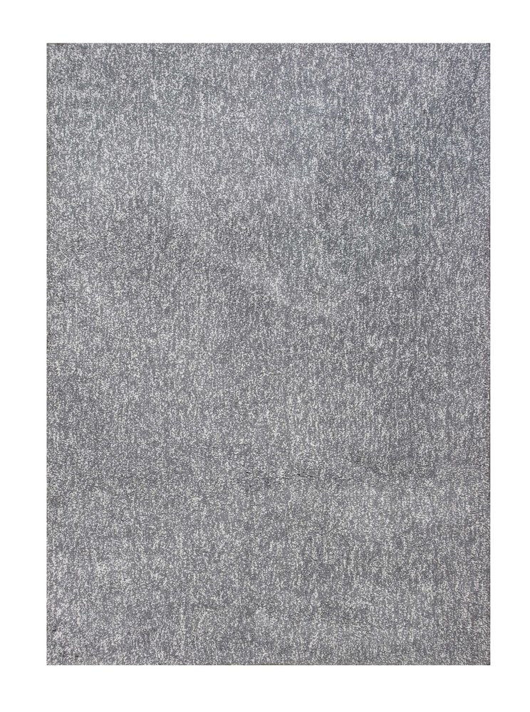 8' X 11' Gray Shag Hand Woven Area Rug