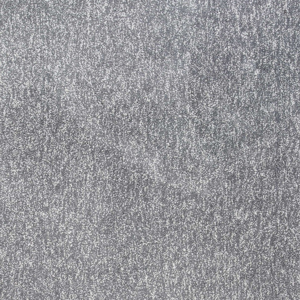 8' Gray Round Hand Woven Area Rug