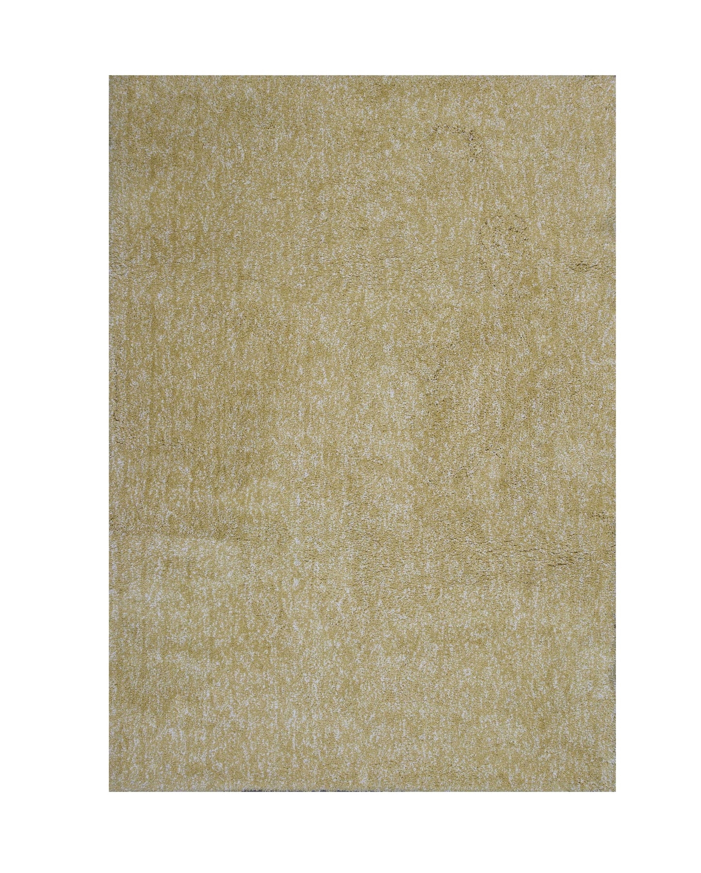 5' X 7' Yellow Heather Plain Indoor Area Rug