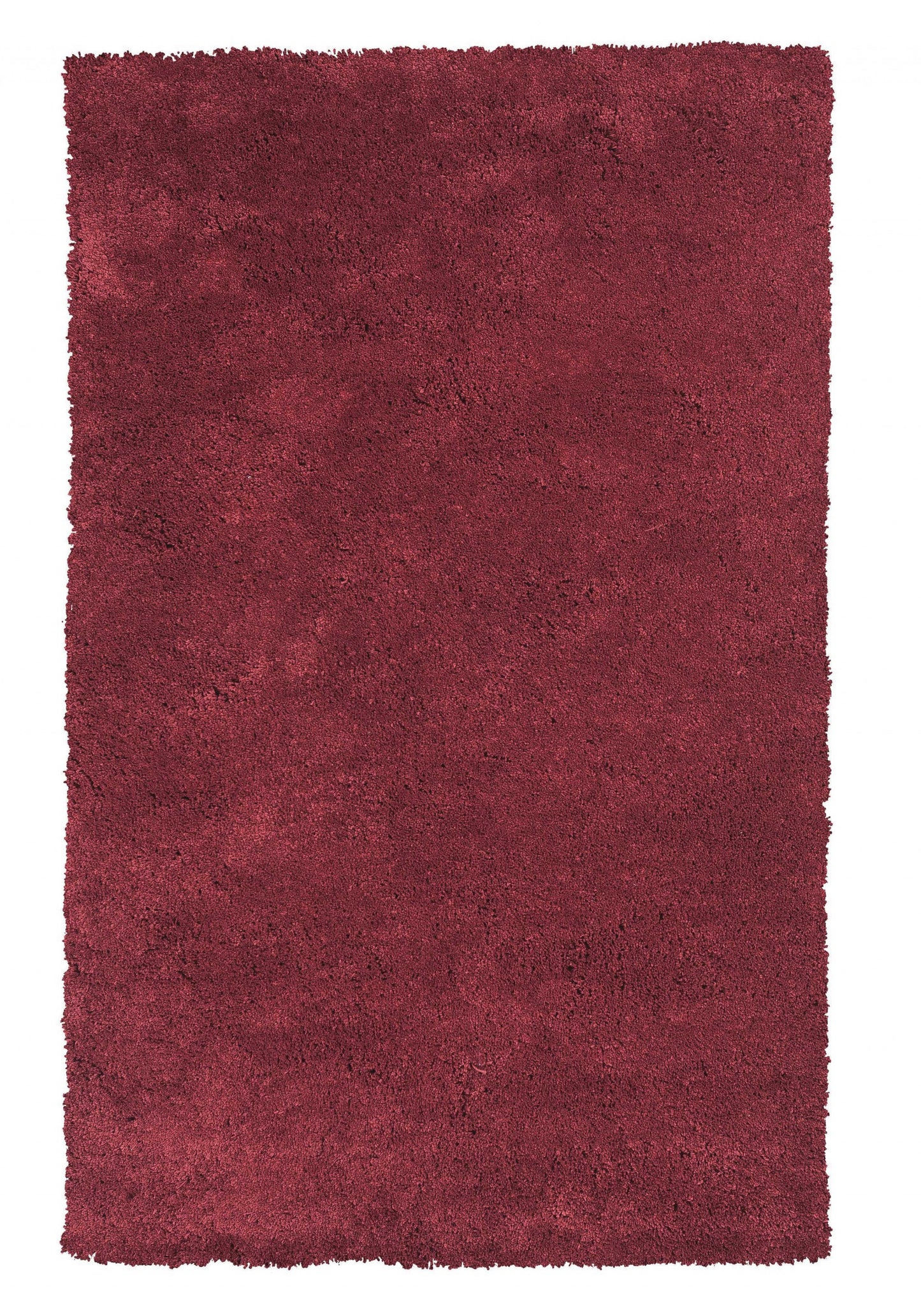 9' X 13' Polyester Red Area Rug