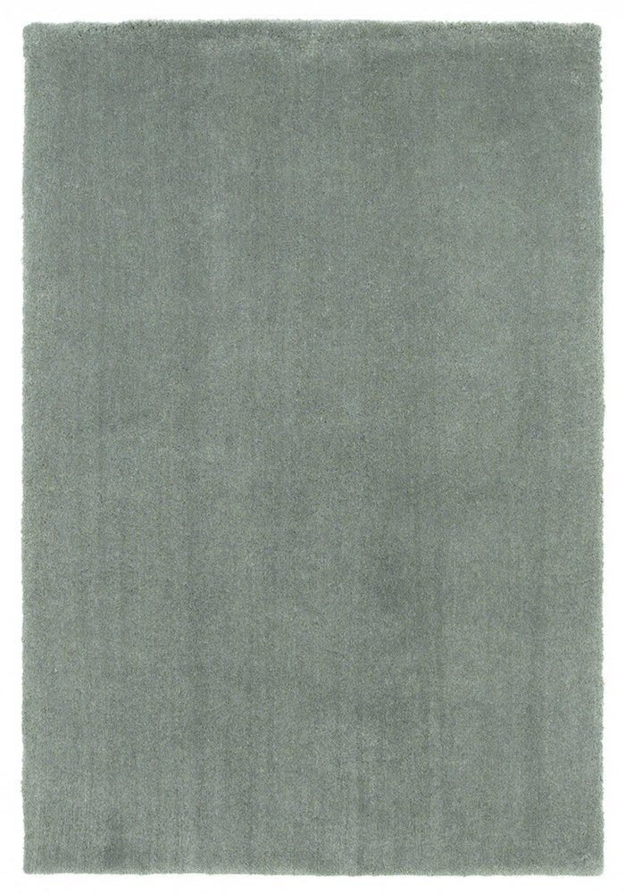 8' Slate Blue Hand Woven Round Rug