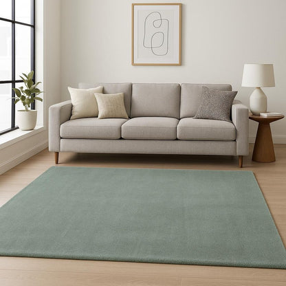 2' X 4' Slate Blue Hand Woven Area Rug