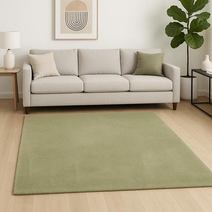 8' X 10' Sage Shag Hand Woven Area Rug